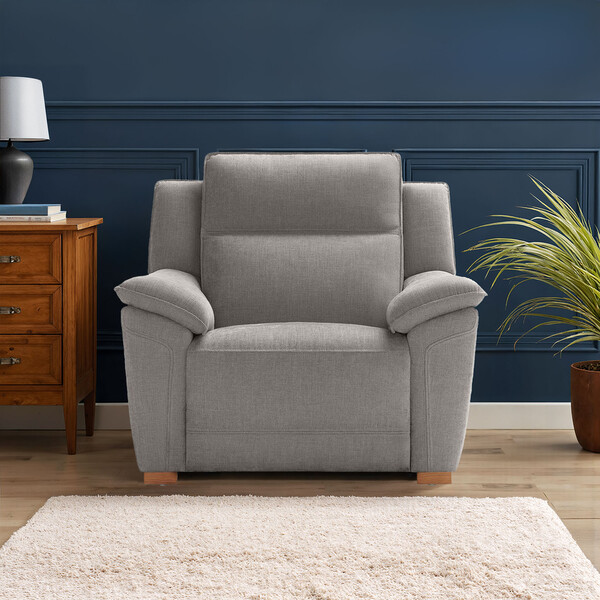 Amigo Granite Fabric Sofas - Armchair - Dune Range - Oak Furnitureland