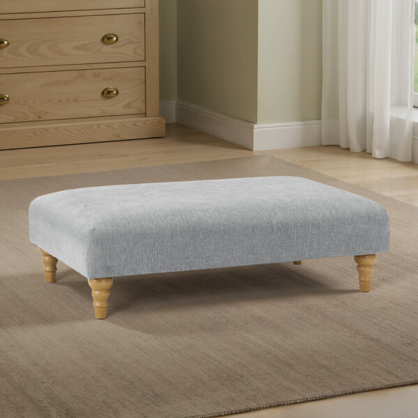 Marlan Casper Fabric Sofas - Footstool  - Milldale Range - Oak Furnitureland