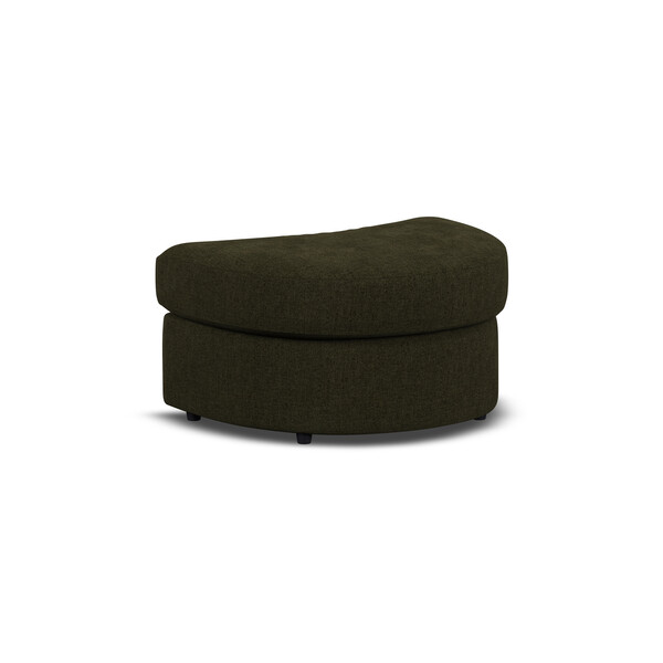 Forest Fabric Sofas - Half Moon Footstool - Elston Range - Oak Furnitureland
