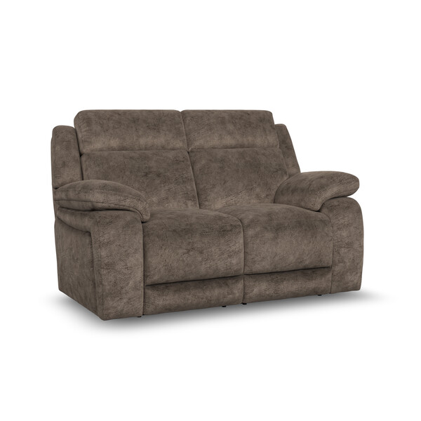Dapple Chocolate Fabric Sofas - 2 Seater Sofa - Emerson Range - Oak Furnitureland
