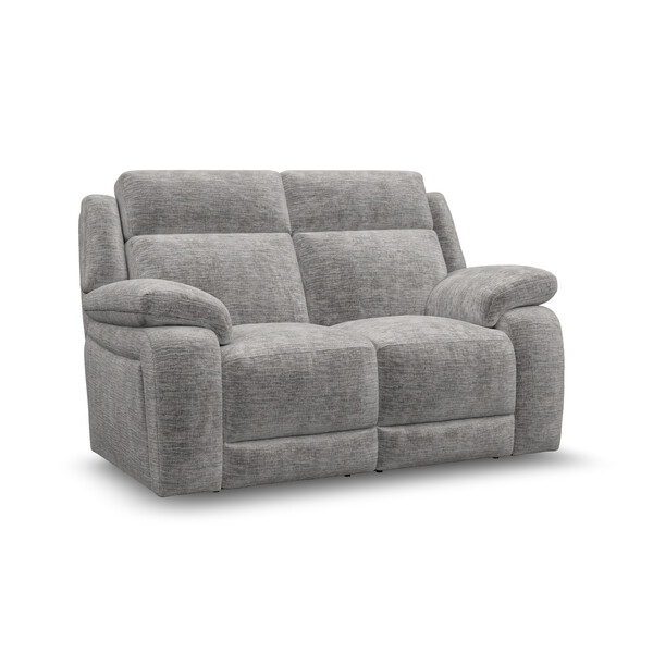 Luxe Grey Fabric Sofas - 2 Seater Sofa - Emerson Range - Oak Furnitureland