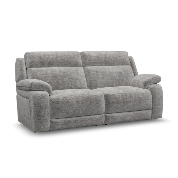 Luxe Grey Fabric Sofas - 3 Seater Sofa - Emerson Range - Oak Furnitureland
