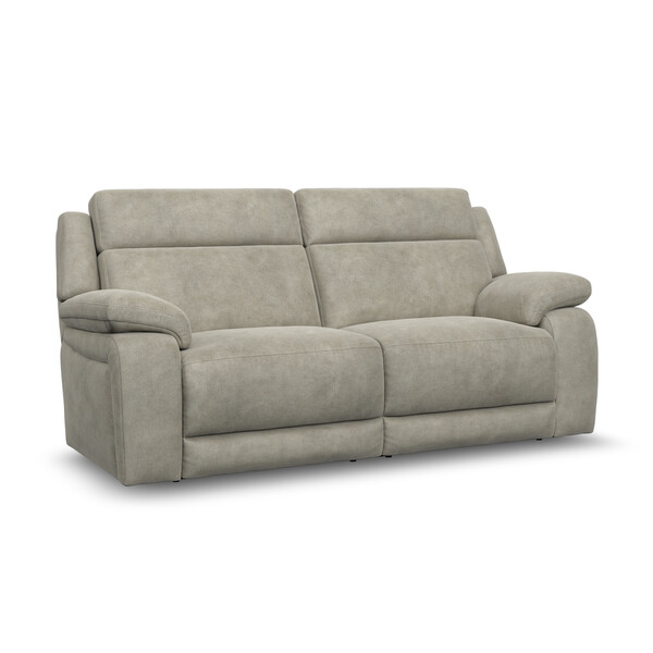 Miller Taupe Fabric Sofas - 3 Seater Sofa - Emerson Range - Oak Furnitureland