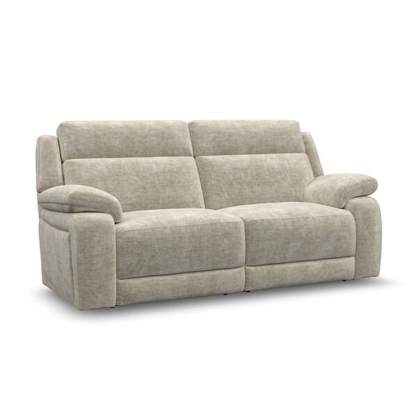 Plush Beige Fabric Sofas - 3 Seater Sofa - Emerson Range - Oak Furnitureland