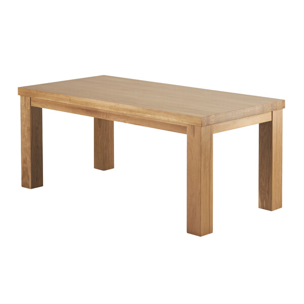 Natural Solid Oak Dining Tables - 8 Seater Dining Table - Fresco Range - Oak Furnitureland