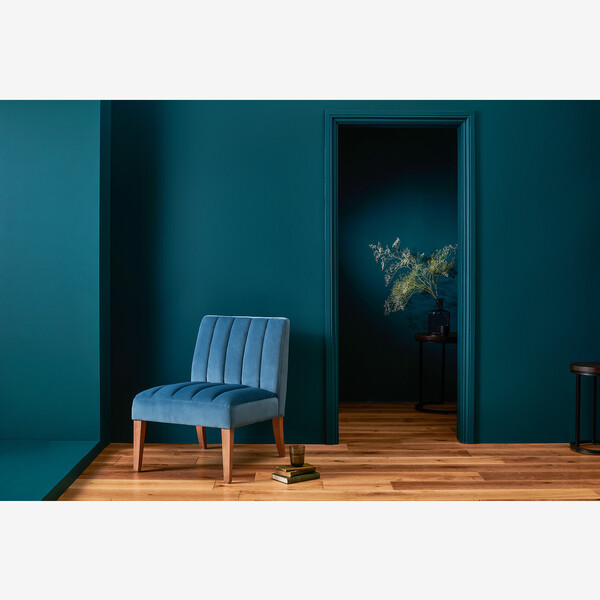 Teal Fabric Sofas - Accent Chair - Harriet Range - Oak Furnitureland