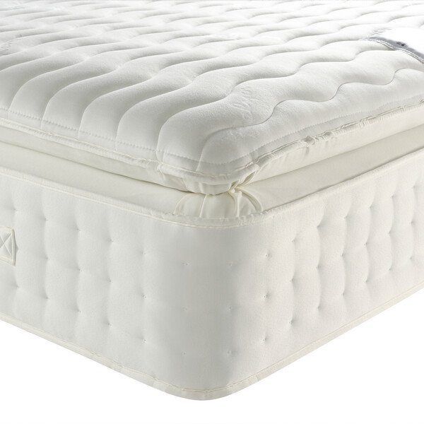 British Wool Pillowtop Mattresses - King-Size Mattress - Relyon Harrington Mattresses Range - Oak Furnitureland