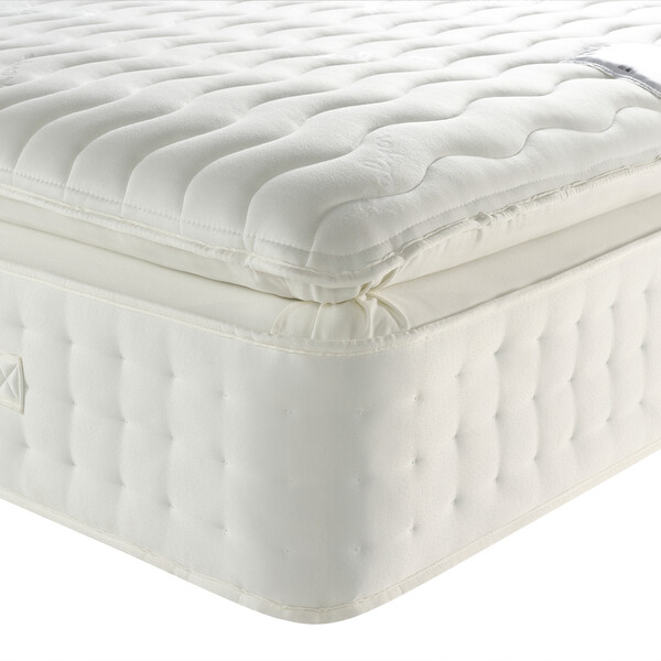 British Wool Pillowtop Mattresses - Super King-Size Mattress - Relyon Harrington Mattresses Range - Oak Furnitureland