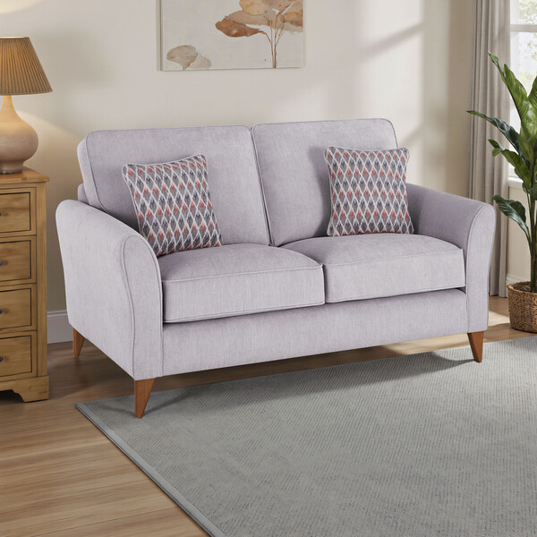 Orkney Natural Fabric Sofas - 2 Seater Sofa - Jasmine Range - Oak Furnitureland