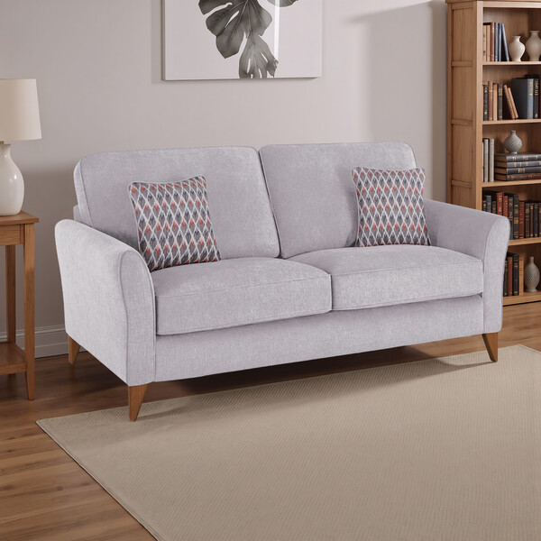 Orkney Natural Fabric Sofas - 3 Seater Sofa - Jasmine Range - Oak Furnitureland