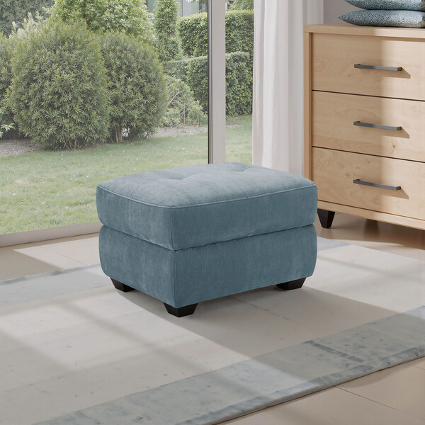 Amigo Mineral Fabric Sofas - Storage Footstool - Juno Range - Oak Furnitureland