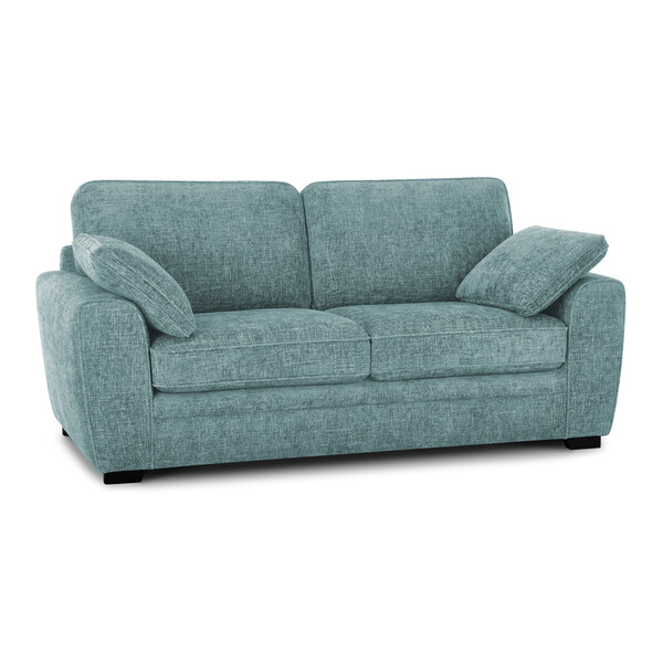 Duck Egg Fabric Sofas - 3 Seater Sofa - Melbourne Range - Oak Furnitureland