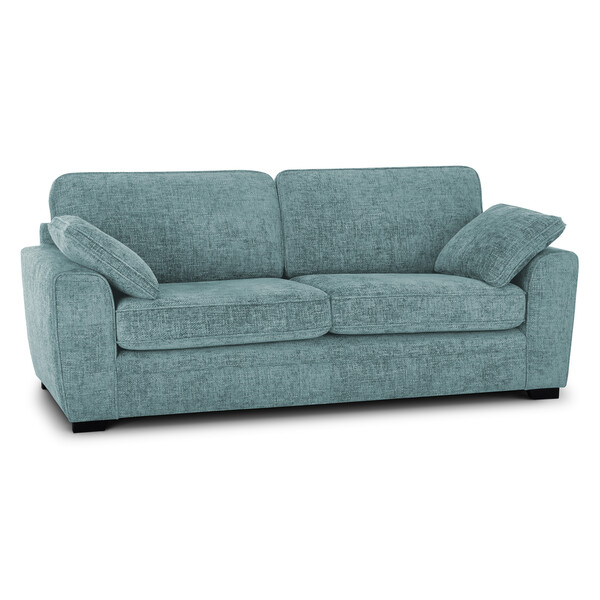 Duck Egg Fabric Sofas - 4 Seater Sofa - Melbourne Range - Oak Furnitureland