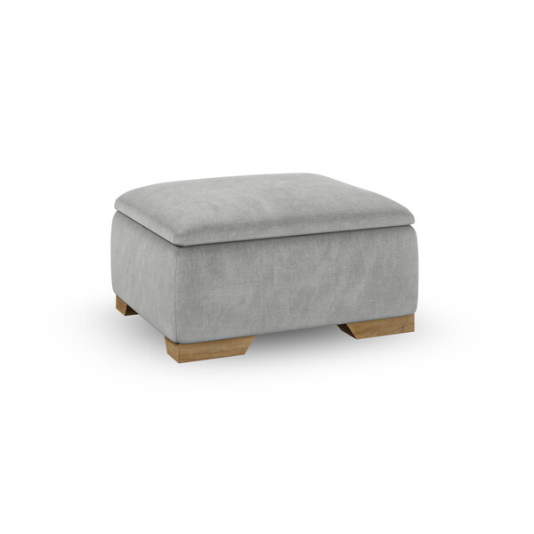 Milldale Storage Footstool in Garda Showers Fabric - Oak Furnitureland