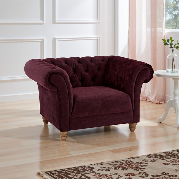 Shiraz Fabric Sofas - Armchair - Montgomery Range - Oak Furnitureland