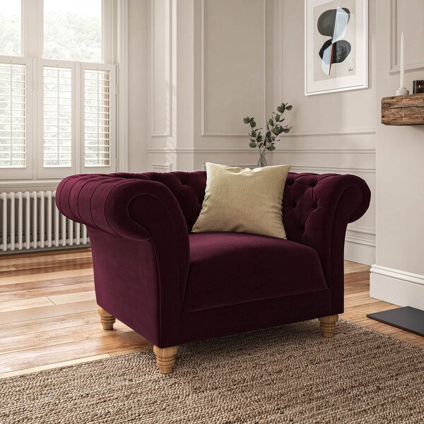 Shiraz Fabric Sofas - Armchair - Montgomery Range - Oak Furnitureland