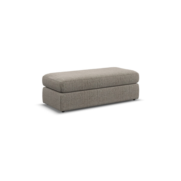 Santos Taupe Fabric Sofas - Large Fender Footstool - Morgan Sectional Sofas Range - Oak Furnitureland