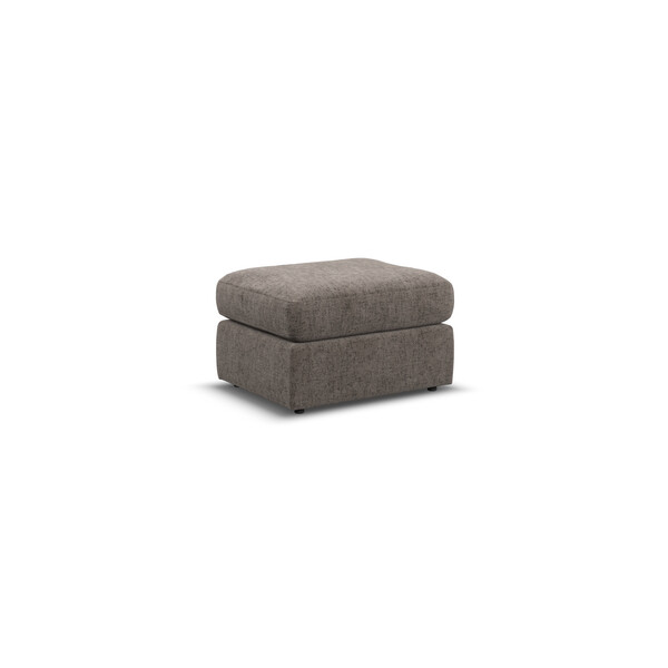 Cupid Brown Fabric Sofas - Small Fender Footstool - Morgan Sectional Sofas Range - Oak Furnitureland