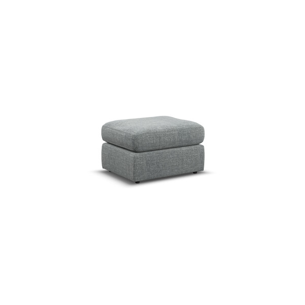 Steel Fabric Sofas - Small Fender Footstool - Morgan Sectional Sofas Range - Oak Furnitureland
