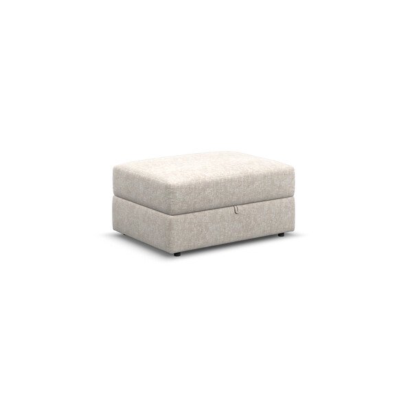 Cupid Beige Fabric Sofas - Storage Footstool - Morgan Sectional Sofas Range - Oak Furnitureland
