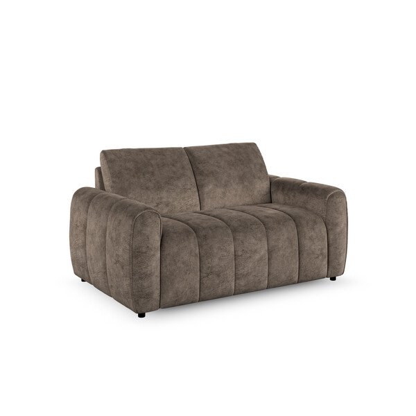 Dapple Chocolate Fabric Sofas - 2 Seater Sofa - Nap Sofas Range - Oak Furnitureland