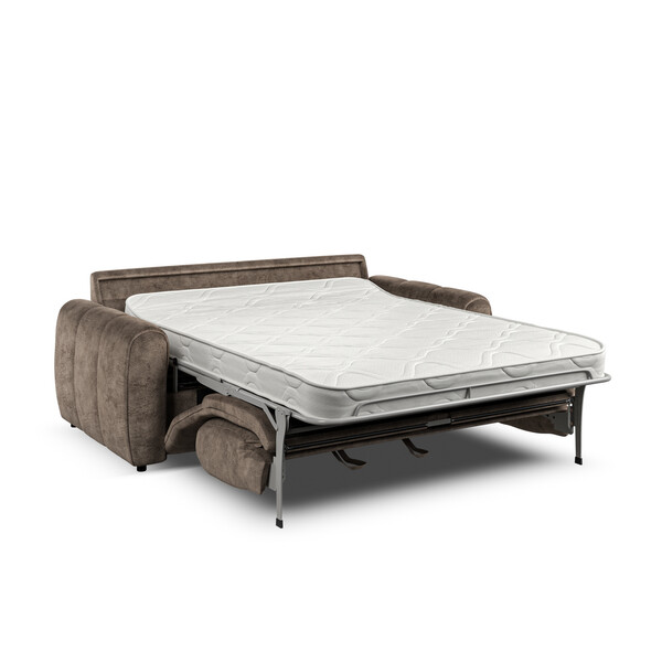 Dapple Chocolate Fabric Sofas - 3 Seater Sofa Bed - Nap Sofas Range - Oak Furnitureland