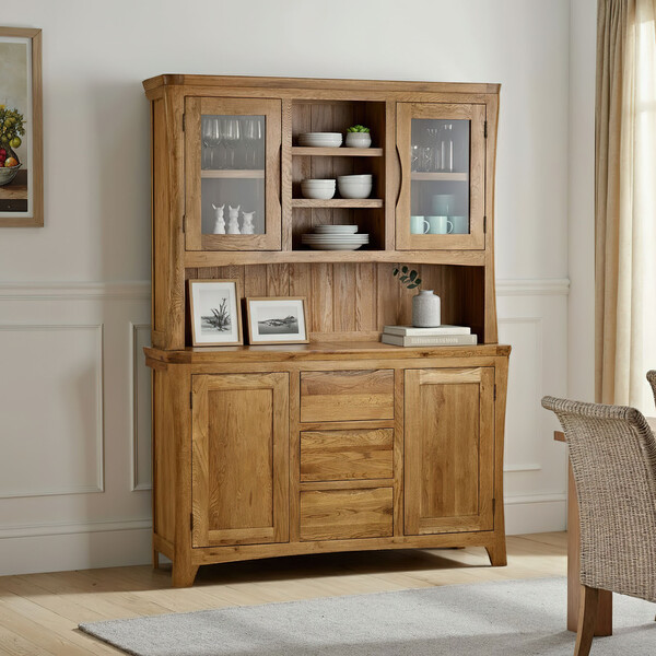 Handmade 100% Solid Rustic Oak Dressers - Large Dresser - Orrick Range - Oak Furnitureland