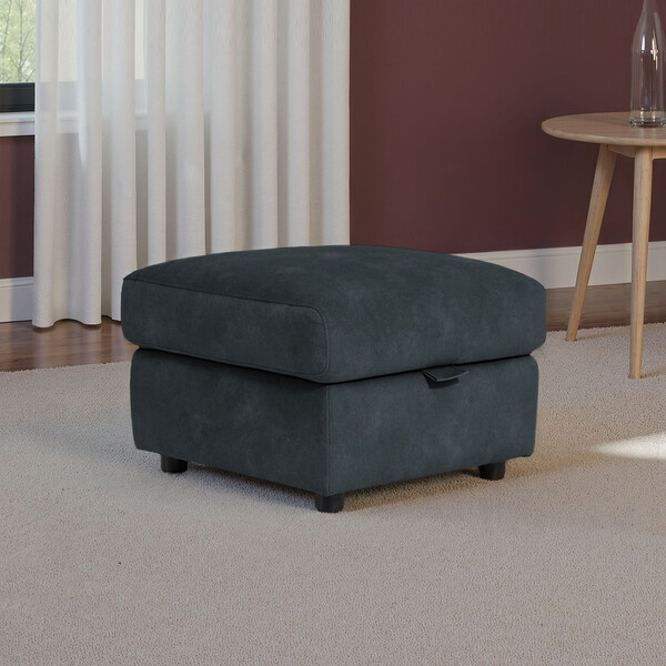 Dexter Shadow Fabric Sofas - Storage Footstool - Theo Range - Oak Furnitureland