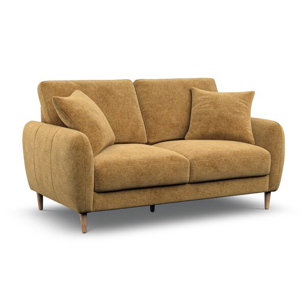 Honeycomb Fabric Sofas - 2 Seater Sofa - Zara Range - Oak Furnitureland