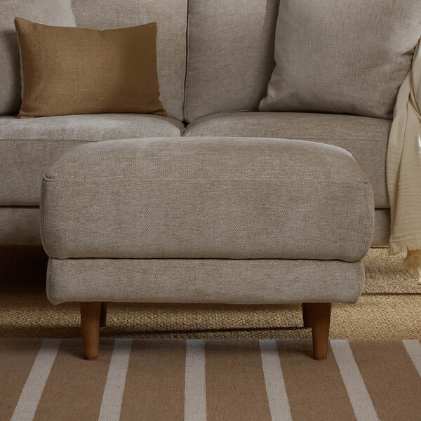 Noble Fabric Sofas - Footstool - Zara Range - Oak Furnitureland