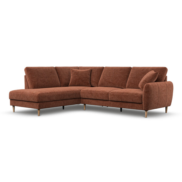 Copperwood Fabric Sofas - Right Hand Corner Chaise Sofa - Zara Range - Oak Furnitureland