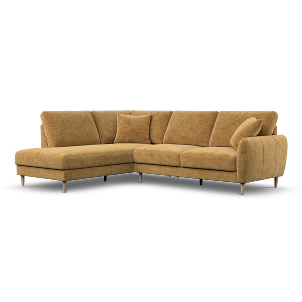 Honeycomb Fabric Sofas - Right Hand Corner Chaise Sofa - Zara Range - Oak Furnitureland
