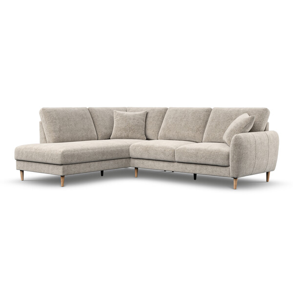 Noble Fabric Sofas - Right Hand Corner Chaise Sofa - Zara Range - Oak Furnitureland