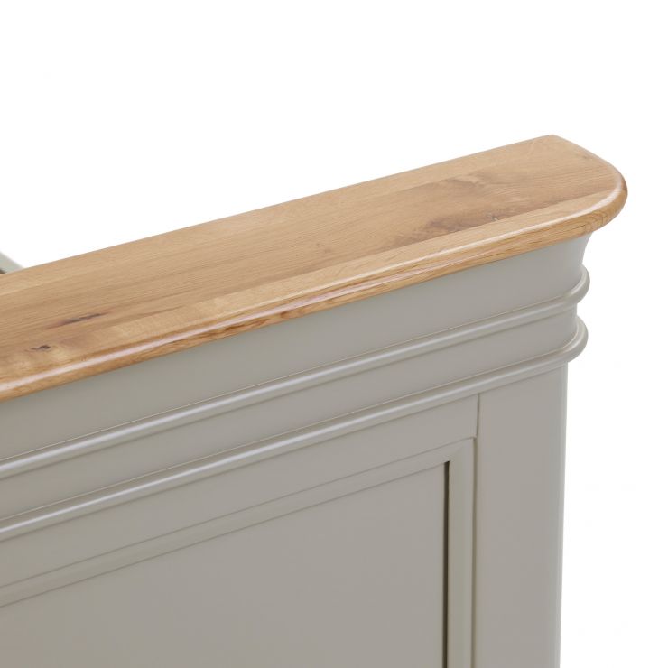 Brindle KingSize Bed I Natural Oak and Painted Oak Furnitureland