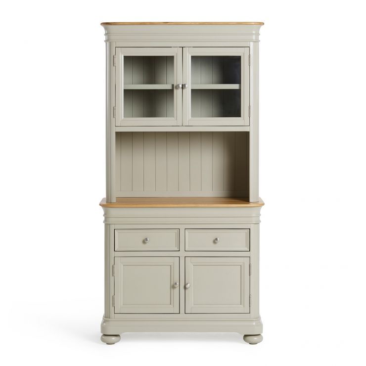 Brindle Small Dresser I Natural Oak and Painted Oak Furnitureland