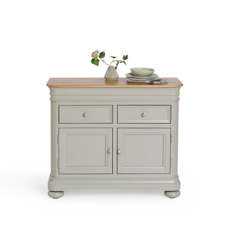 Brindle Small Sideboard I Natural Oak and Painted Oak Furnitureland