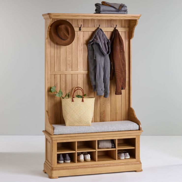 Canterbury Hallway Stand Hall Tidy Oak Furnitureland