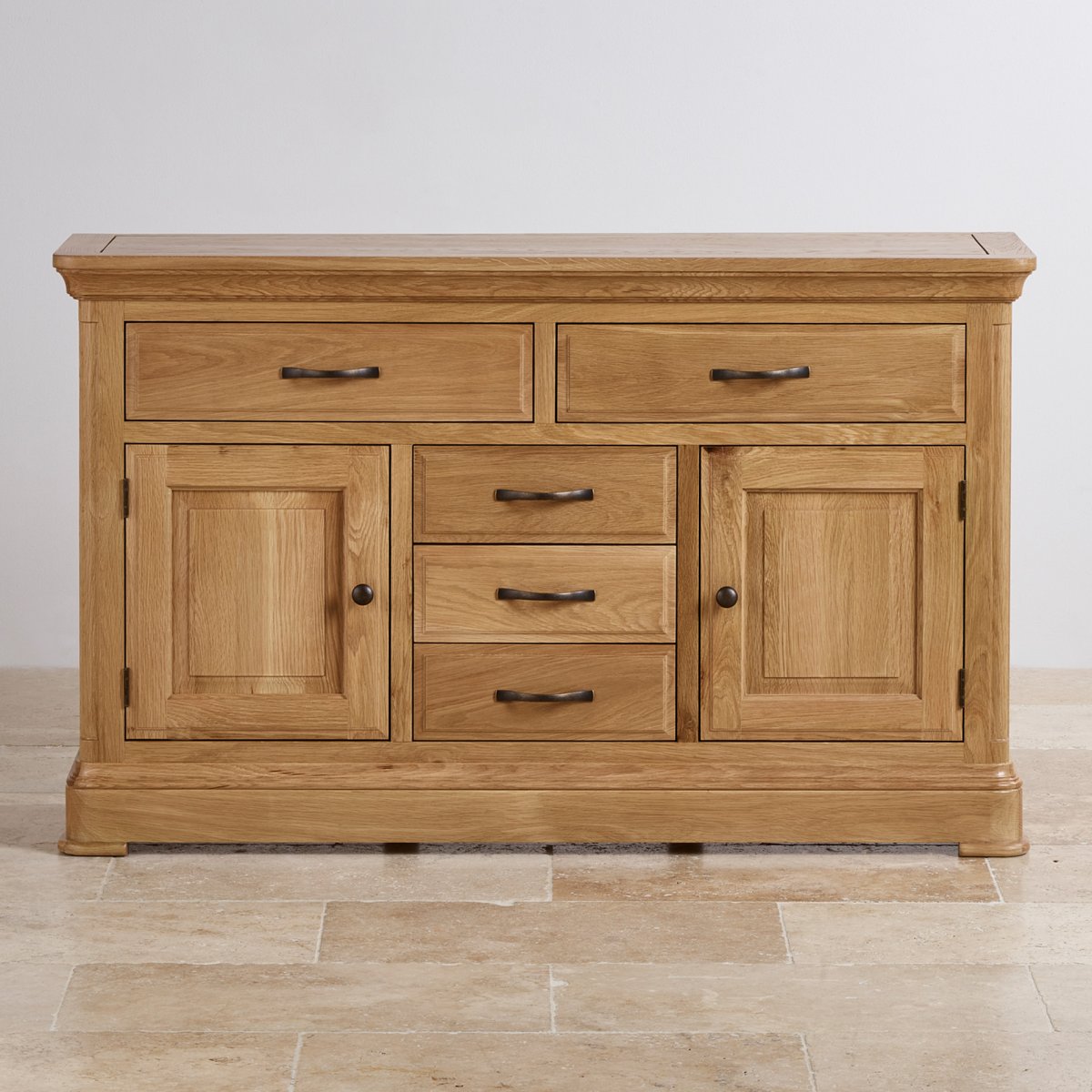 Canterbury Large Sideboard Solid Oak Oak Furniture Land