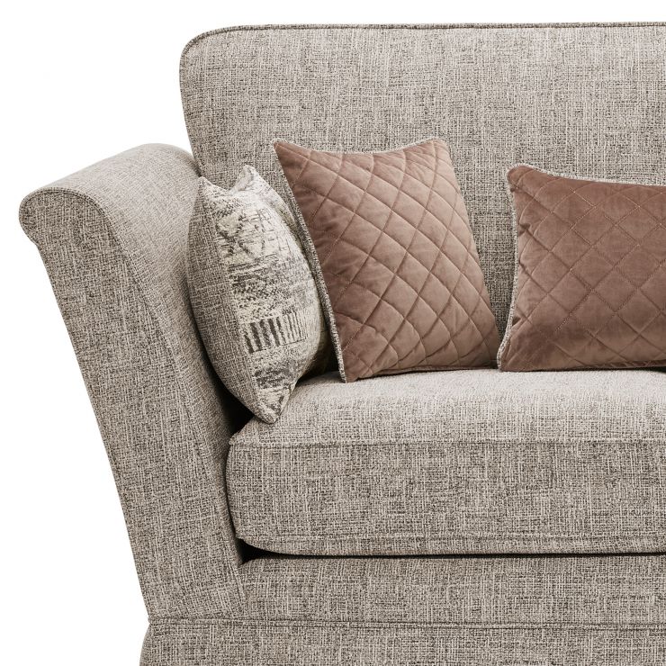 Compact 2 Seater Sofa from the Carrington Range Biscuit fabric