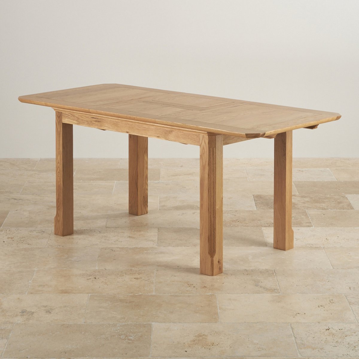 Edinburgh Extending Dining Table in Oak Oak Furniture Land