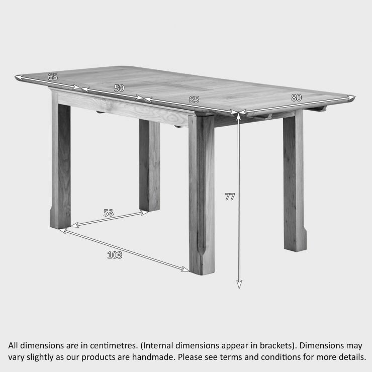 Edinburgh Extending Dining Table in Oak Oak Furniture Land