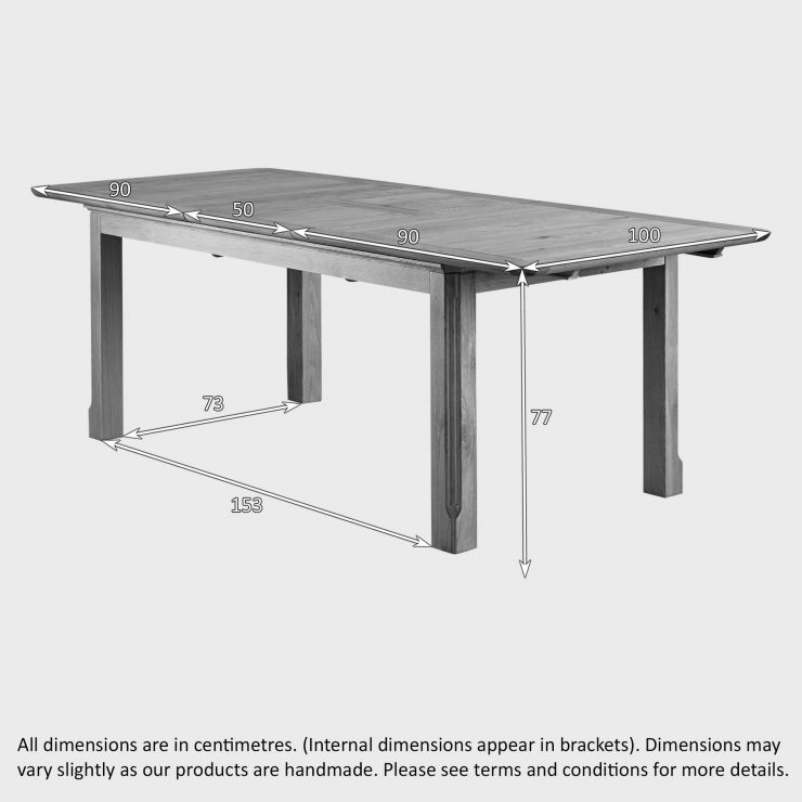Edinburgh Extending Dining Set in Oak Dining Table + 6 Chairs