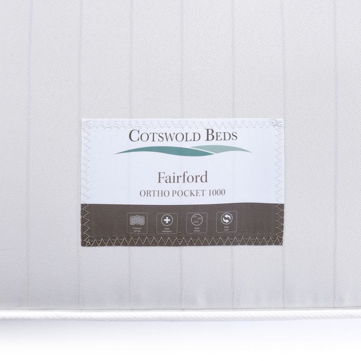 Fairford Ortho 1000 Super KingSize Mattress Oak Furniture Land