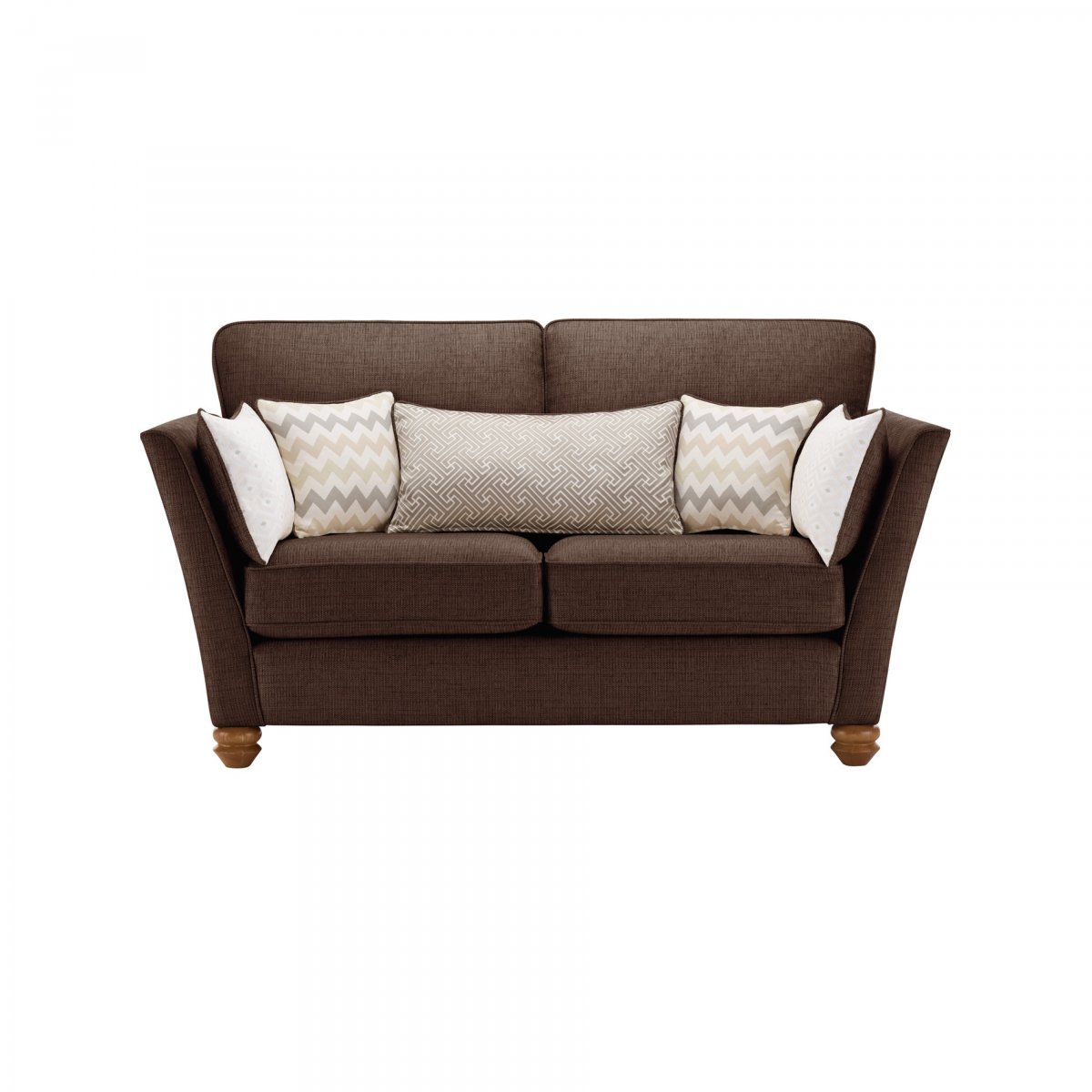 Gainsborough 2 Seater Sofa in Brown by Oak Furniture Land