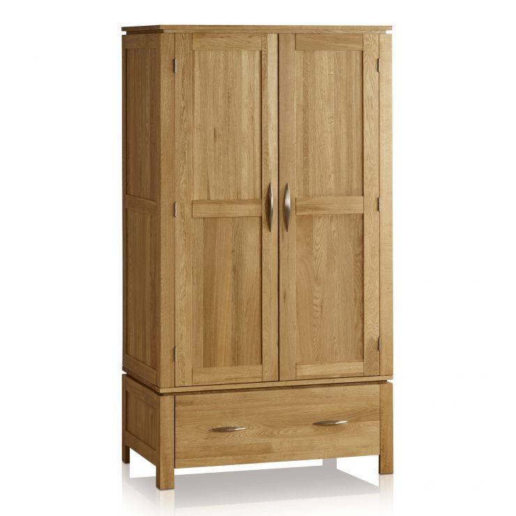 Galway Natural Solid Oak Double Wardrobe Bedroom Furniture