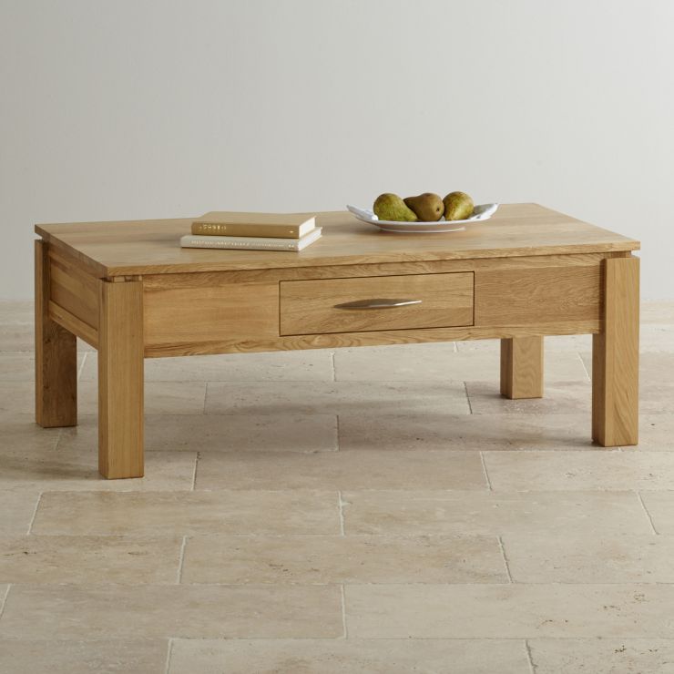 Galway Large Coffee Table in Solid Oak Oak Furniture Land
