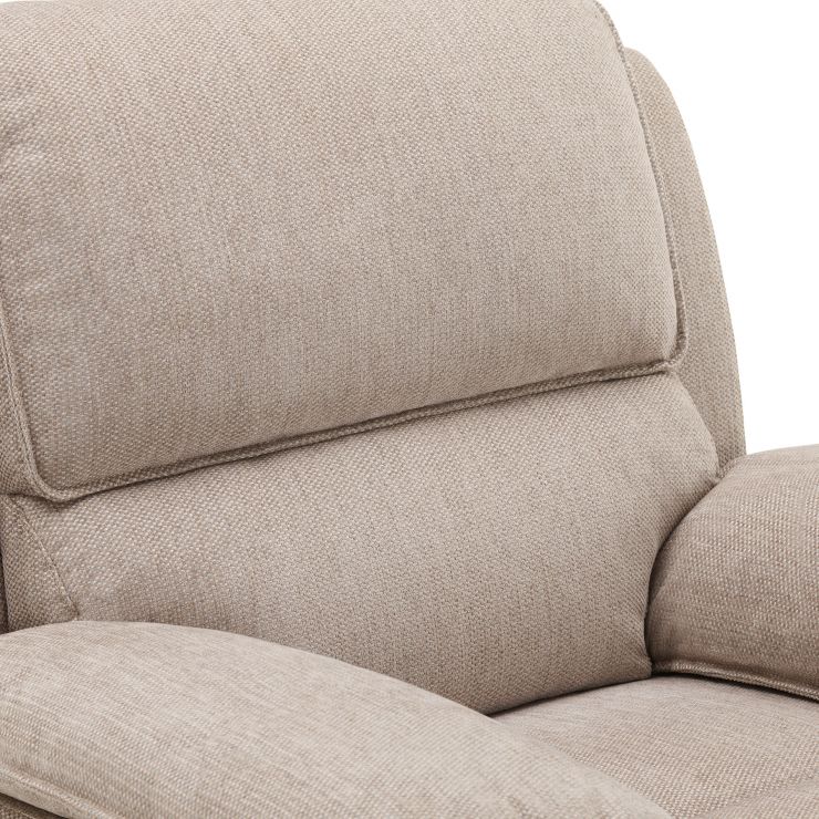 Goodwood Electric Recliner Silver Armchair Oak Furnitureland