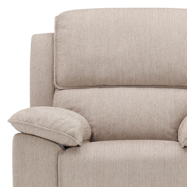 Goodwood Electric Recliner Silver Armchair Oak Furnitureland