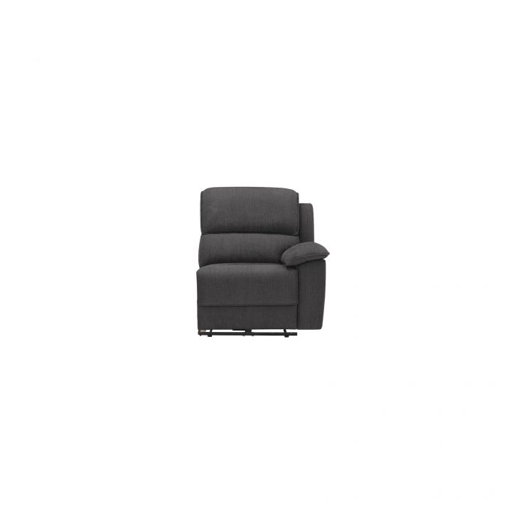 Goodwood Right Module Charcoal Electric Recliner Oak Furnitureland