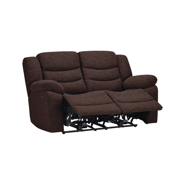 Grayson 2 Seater Electric Recliner Sofa Charcoal Fabric